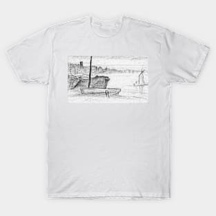 James Whistler Chelsea Bridge and Church T-Shirt